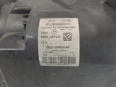 FORD TRANSIT 2016-2024 LEFT HEADLAMP VO, BLACK INSERT TYPE, 05/16- - Image 7