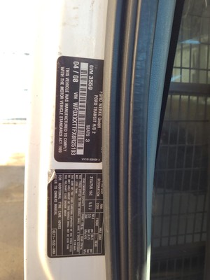 FORD TRANSIT 2006-2014 BOOTLID/TAILGATE BARN DOOR (RH SIDE), VM SI-II, HIGH ROOF - Image 32