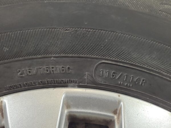 LDV DELIVER 9 2020-2024 WHEEL ALLOY FACTORY, 16X6.5IN, MULTISPOKE, 07/20- - Image 4