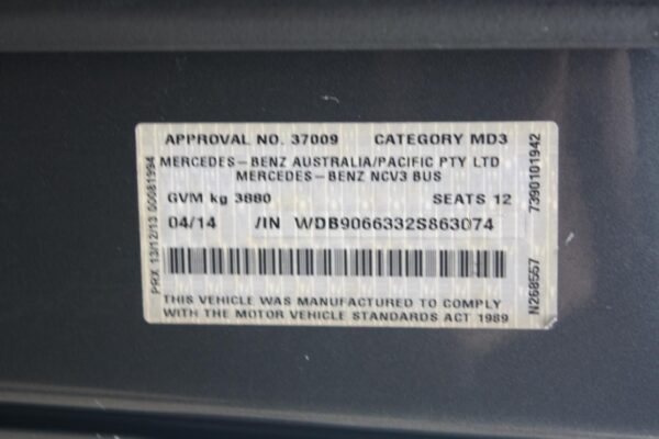 MERCEDES SPRINTER 2006-2018 BOOTLID/TAILGATE BARN DOOR (LH SIDE), NCV3, HIGH ROO - Image 38
