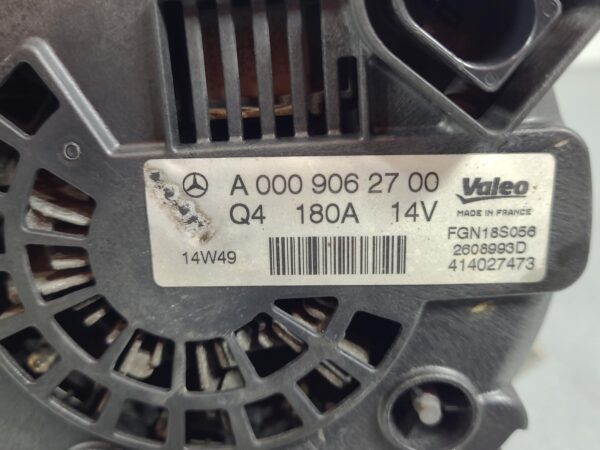 MERCEDES SPRINTER 2006-2018 ALTERNATOR DIESEL, 3.0, NCV3, 10/06-04/18 - Image 4