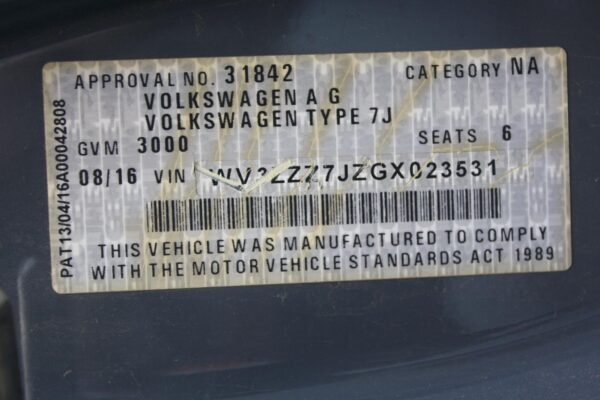 VOLKSWAGEN TRANSPORTER 2015-2024 INTERCOOLER DIESEL, 2.0, CAAC/CAAB CODE, T6, 07 - Image 10