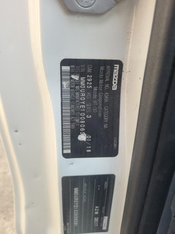 MAZDA BT50 2011-2020 WIPER MOTOR UP-UR, FRONT, WIPER MOTOR ONLY, 10/11-06/20 - Image 28