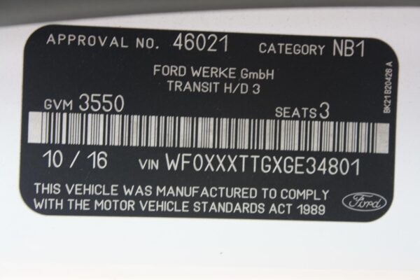 FORD TRANSIT 2014-2018 RADIATOR MANUAL, 2.2, DIESEL, VO, 02/14-04/18 - Image 29