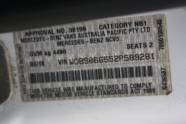 MERCEDES SPRINTER 2006-2018 ANTENNA NCV3,10/06-04/18 - Image 40
