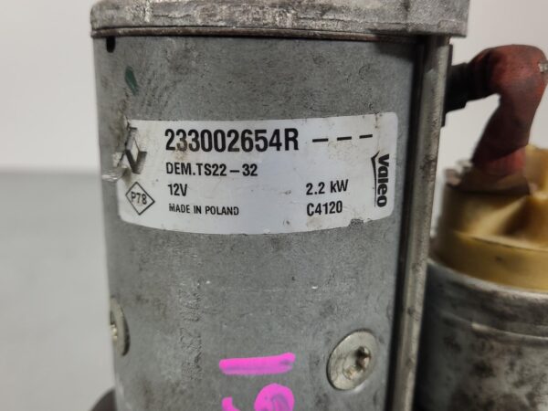 RENAULT MASTER 2011-2024 STARTER MOTOR DIESEL, 2.3, TURBO, 2.2kW, X62, 09/11- - Image 15
