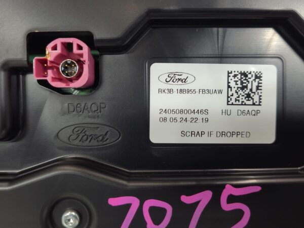 FORD TRANSIT 2019-2024 STEREO/HEAD UNIT DISPLAY UNIT, 8IN TOUCHSCREEN, VO, 05/19 - Image 3