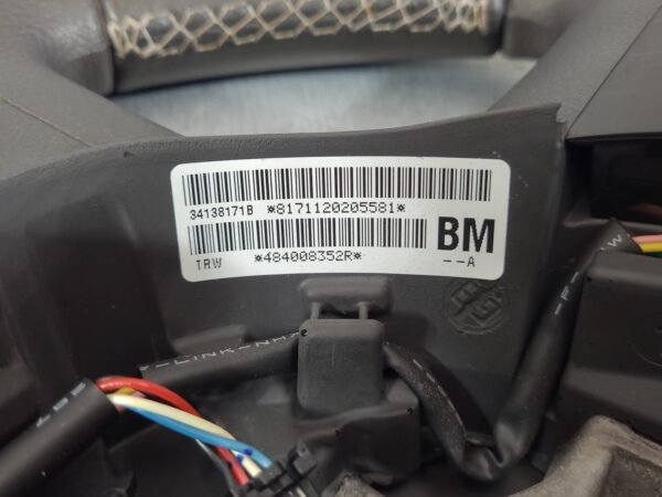 RENAULT TRAFIC 2015-2024 STEERING WHEEL LEATHER/VINYL, X82, 01/15- - Image 13