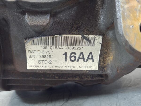 FORD TERRITORY 2005-2011 DIFFERENTIAL CENTRE REAR, PETROL, RWD, SY MKI-SY MKII, - Image 19