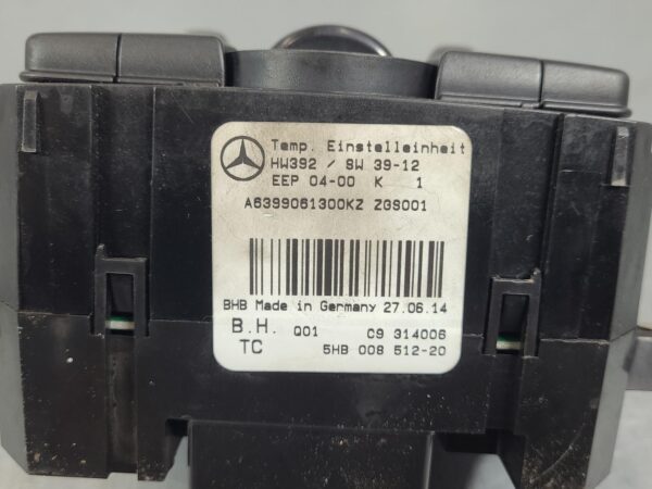MERCEDES VITO 2009-2015 HEATER/AC CONTROLS FRONT, NON SCREEN, NON REAR A/C TYPE, - Image 7