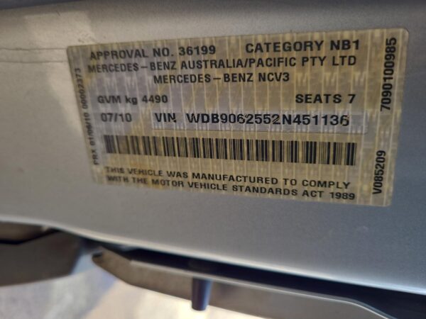 MERCEDES SPRINTER 2006-2013 RIGHT HEADLAMP NCV3, HALOGEN TYPE, 10/06-09/13 - Image 39