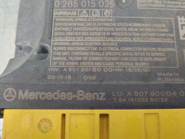MERCEDES SPRINTER AIRBAG MODULE/SENSOR MODULE, VS30, 05/18- 18 19 20 21 22 23 24 - Image 39