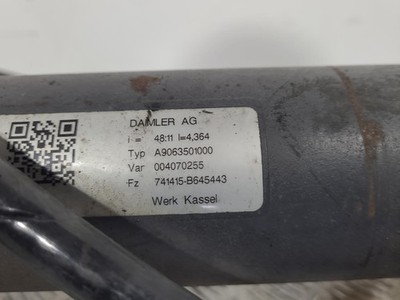 MERCEDES SPRINTER 2006-2018 REAR DIFF ASSEMBLY NCV3, SINGLE REAR WHEEL, 4.727 RA - Image 20