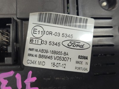 FORD RANGER 2011-2022 STEREO/HEAD UNIT DISPLAY UNIT ONLY, 3.5IN, NON SAT NAV TYP - Image 3