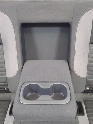 NISSAN NAVARA 2020-2025 2ND REAR SEAT NP300, DUAL CAB, FULL BENCH, CLOTH, BLACK, - Image 7