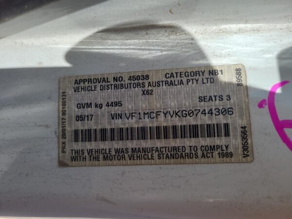 RENAULT MASTER CLUTCH MASTER CYLINDER X62, 09/11- 11 12 13 14 15 16 17 18 19 20 - Image 22