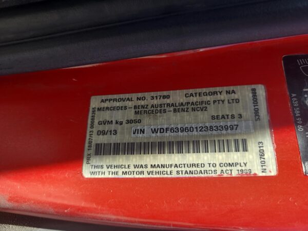 MERCEDES VITO 2004-2015 REAR GARNISH 639, 04/04-02/15 - Image 11