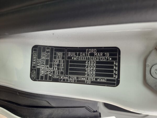 FORD TRANSIT 2014-2019 RIGHT GUARD LINER FRONT, VO, 02/14-04/19 - Image 11