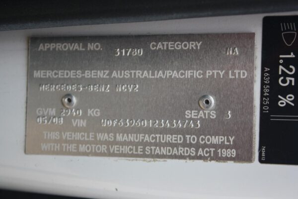 MERCEDES VITO 2004-2011 INJECTION RAIL 639 VAN 05/04-01/11 - Image 22