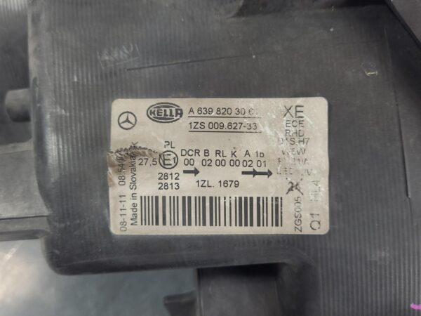 MERCEDES VITO 2011-2015 LEFT HEADLAMP 639, HID TYPE, 02/11-02/15 - Image 19