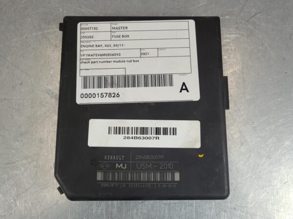 RENAULT MASTER 2011-2024 FUSE BOX ENGINE BAY, X62, 09/11- - Image 2