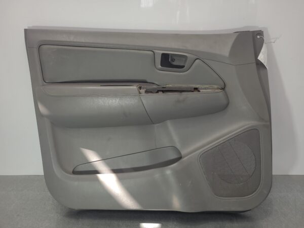 TOYOTA HILUX 2005-2011 DOOR TRIM LH FRONT, DUAL CAB, POWER WINDOWS, LIGHT GREY P