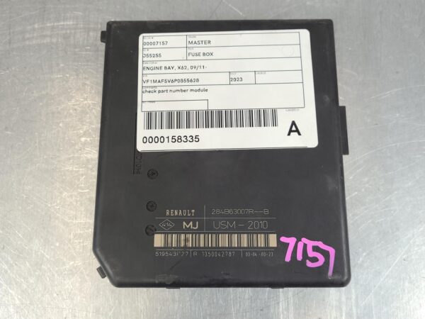 RENAULT MASTER 2011-2024 FUSE BOX ENGINE BAY, X62, 09/11- - Image 4