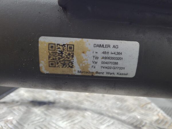 MERCEDES SPRINTER 2006-2018 REAR DIFF ASSEMBLY NCV3, DUAL REAR WHEEL, 10/06-04/1 - Image 10