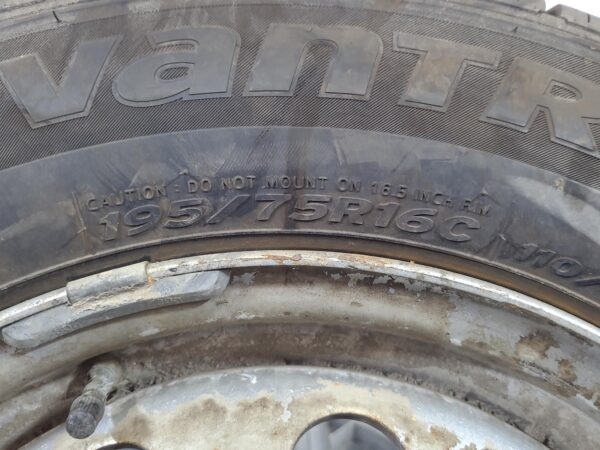 FORD TRANSIT 2014-2025 WHEEL STEEL VO, FACTORY, 16X6IN, DUAL WHEEL TYPE, 02/14- - Image 2