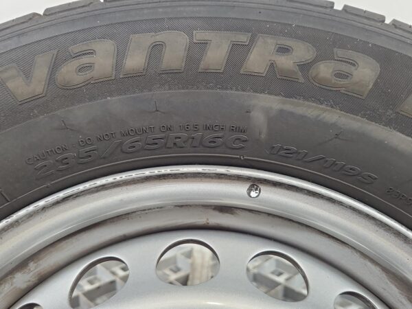 VOLKSWAGEN CRAFTER 2017-2024 WHEEL STEEL FACTORY, 16X6.5IN, ROUND HOLE, GREY, SY - Image 2