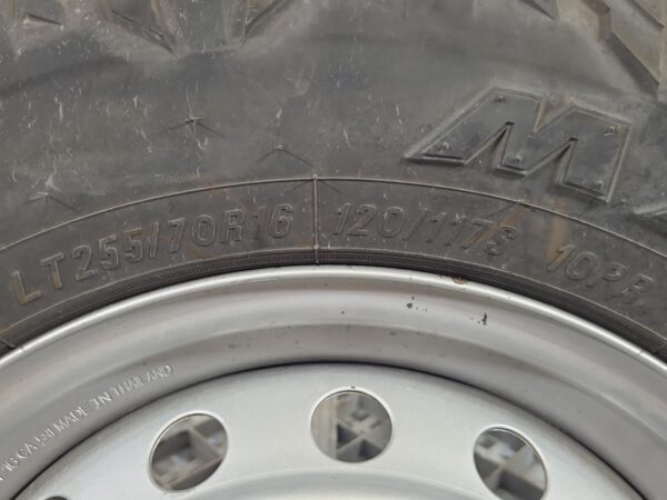 FORD RANGER 2011-2022 WHEEL STEEL 16X6.5IN, PX SERIES 1-3, 06/11-04/22 - Image 2