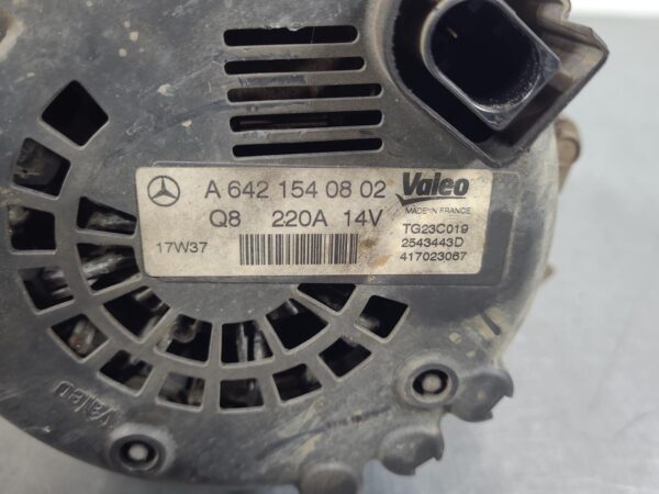 MERCEDES SPRINTER 2006-2018 ALTERNATOR DIESEL, 3.0, NCV3, 10/06-04/18 - Image 4