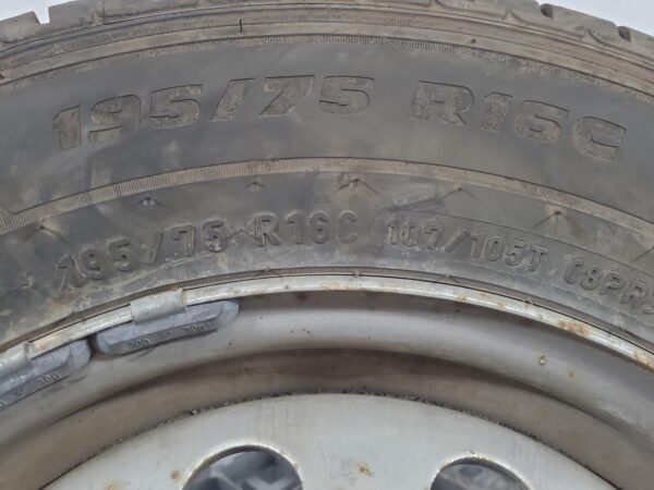 FORD TRANSIT 2014-2025 WHEEL STEEL VO, FACTORY, 16X6IN, DUAL WHEEL TYPE, 02/14- - Image 2