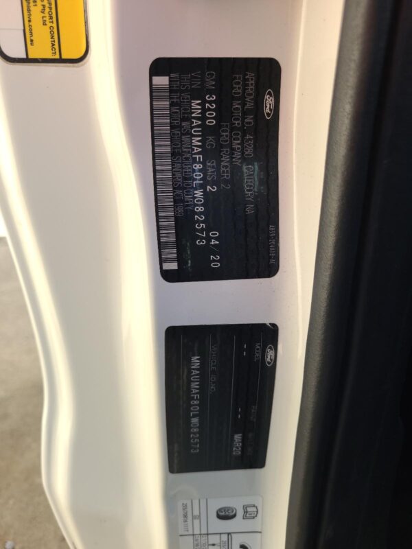 FORD RANGER 2018-2022 STEREO/HEAD UNIT DISPLAY UNIT ONLY, 8IN TOUCHSCREEN, NON S - Image 30