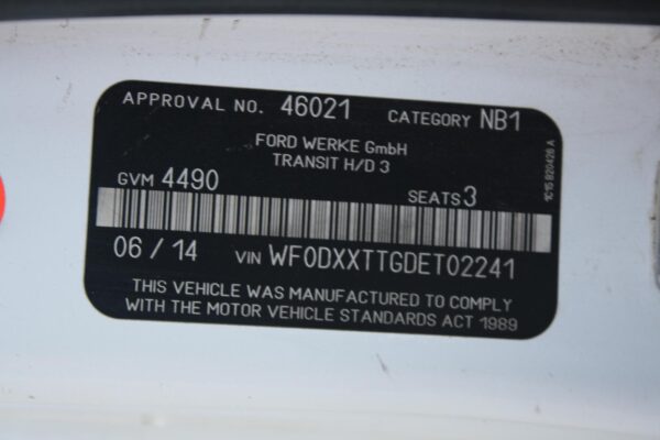 FORD TRANSIT 2014-2018 REAR PROP SHAFT 2.2, DIESEL, VO, 02/14-04/18 - Image 27