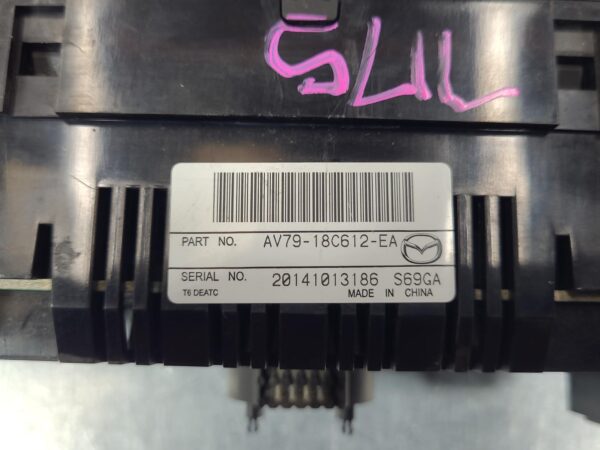 MAZDA BT50 2011-2020 HEATER/AC CONTROLS UP-UR, CLIMATE CONTROL TYPE, 10/11-06/20 - Image 39