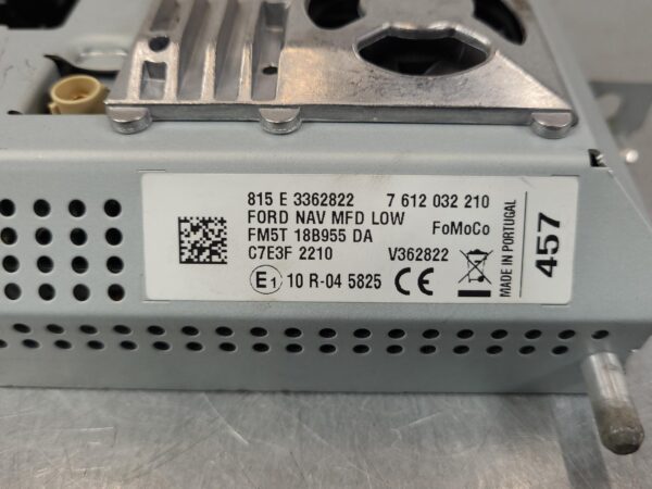 MAZDA BT50 2011-2020 STEREO/HEAD UNIT DISPLAY UNIT ONLY, SMALL (UPPER), W/ SAT N - Image 9