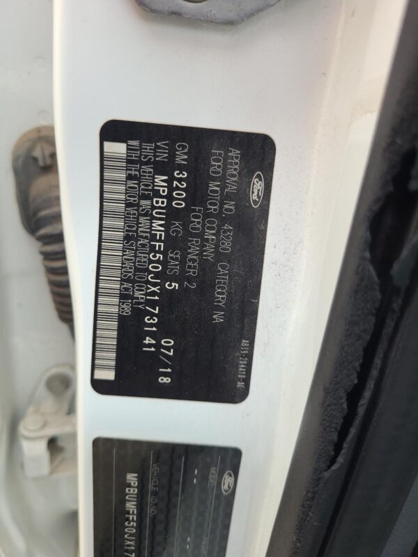 FORD RANGER 2015-2022 FUSE BOX PX SERIES 2-3, ENGINE BAY, MAIN RELAY/FUSE BOX, P - Image 48