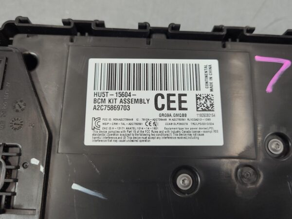 FORD RANGER 2011-2022 ECU PX SERIES 1-3, BCM W /INTEGRATED FUSE PANEL (UNDER DAS - Image 30