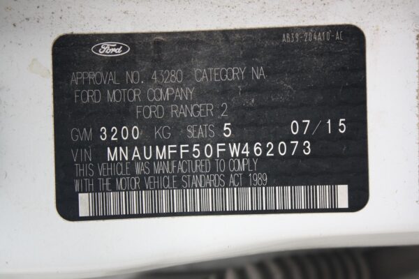 FORD RANGER 2011-2018 LEFT DRIVESHAFT FRONT, PX SERIES 1-2, 06/11-06/18 - Image 9