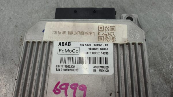 FORD RANGER 2011-2022 ECU PX SERIES 1-3, TRANSMISSION ECU, AUTO T/M, P/N AB3912B - Image 2