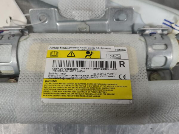 FORD RANGER RIGHT A/BAG SIDE CURTAIN, DUAL CAB, PX, 06/15-04/22 15 16 17 18 19 - Image 2