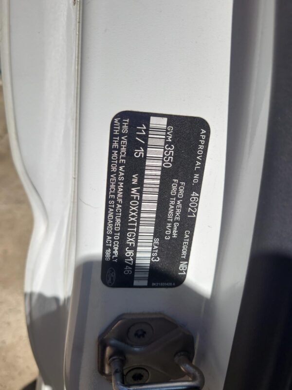 FORD TRANSIT 2014-2018 FAN SINGLE FAN ASSY, DIESEL, 2.2, TURBO, MANUAL T/M, RWD, - Image 11