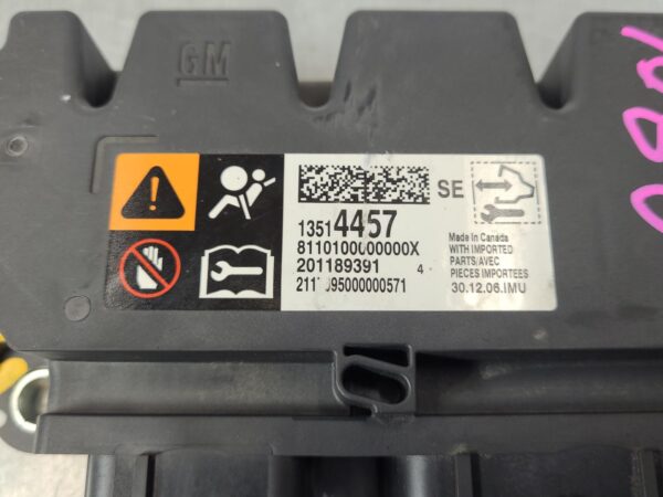 HOLDEN COLORADO A/BAG MODULE/SENSOR RG, MODULE (FRONT TRANS TUNNEL MOUNTED), P/ - Image 7
