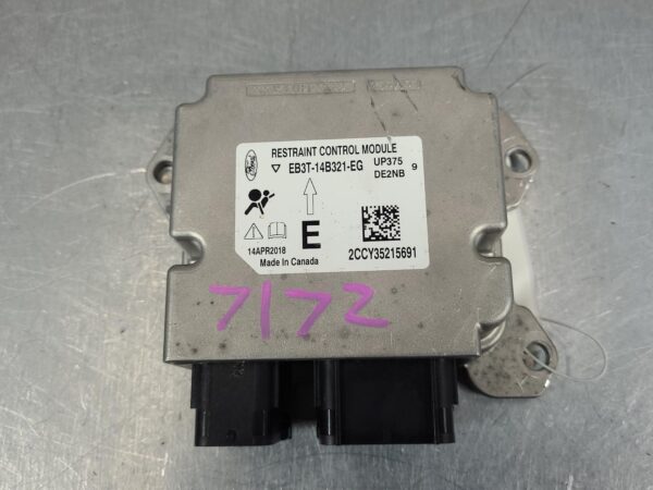 FORD RANGER A/BAG MODULE/SENSOR MODULE, PX, P/N EB3T14B321EG, 06/15-04/22 15 16 - Image 3