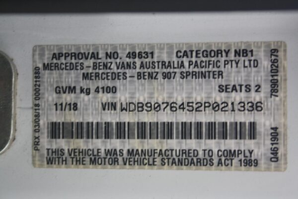 MERCEDES SPRINTER 2018-2024 RIGHT FRONT HUB ASSEMBLY RWD, VS30, 05/18- - Image 22