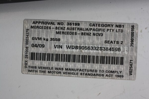 MERCEDES SPRINTER 2006-2018 TURBO/SUPERCHARGER DIESEL, 2.1, 646.985 CODE, NCV3, - Image 22