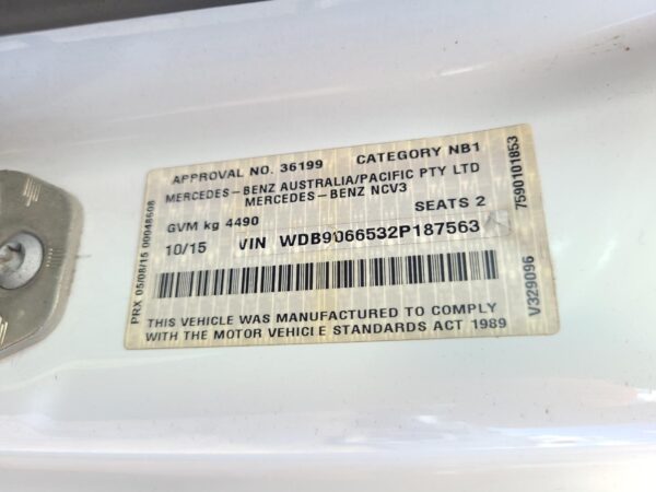 MERCEDES SPRINTER 2006-2018 WHEEL STEEL REAR, 16X8.5IN, SUPER SINGLE WHEEL TYPE, - Image 11