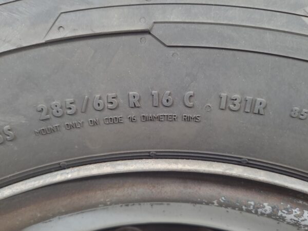 MERCEDES SPRINTER 2006-2018 WHEEL STEEL REAR, 16X8.5IN, SUPER SINGLE WHEEL TYPE, - Image 13