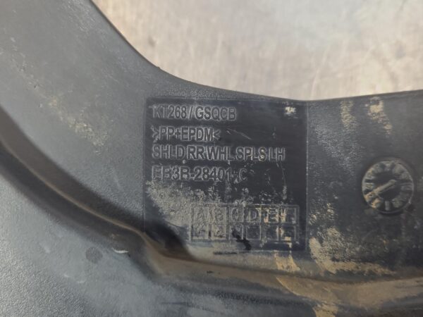 FORD RANGER 2015-2022 MUD FLAPS LH REAR, 2WD HI-RIDE/4WD, PX, 06/15-04/22 - Image 3